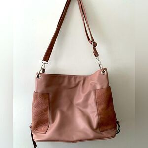 Rickis large leather tote bag